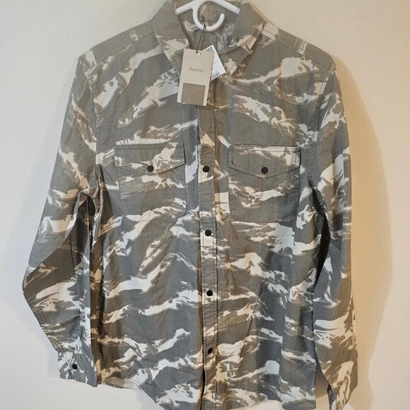Bershka Men's  Long Sleeve Camouflage Shirt - Size M - Picture 1 of 7